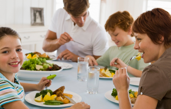 Dieta nutricional para familias