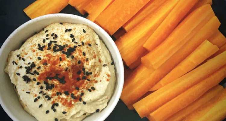 Hummus Zanahoria. Recetas fáciles