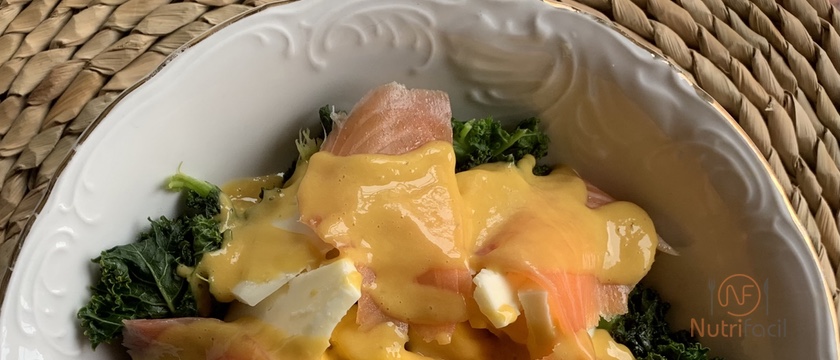 ensalada de kale mango y queso