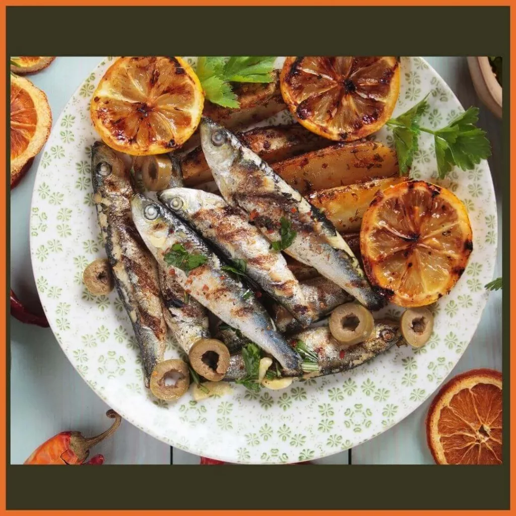 Sardinas brasa