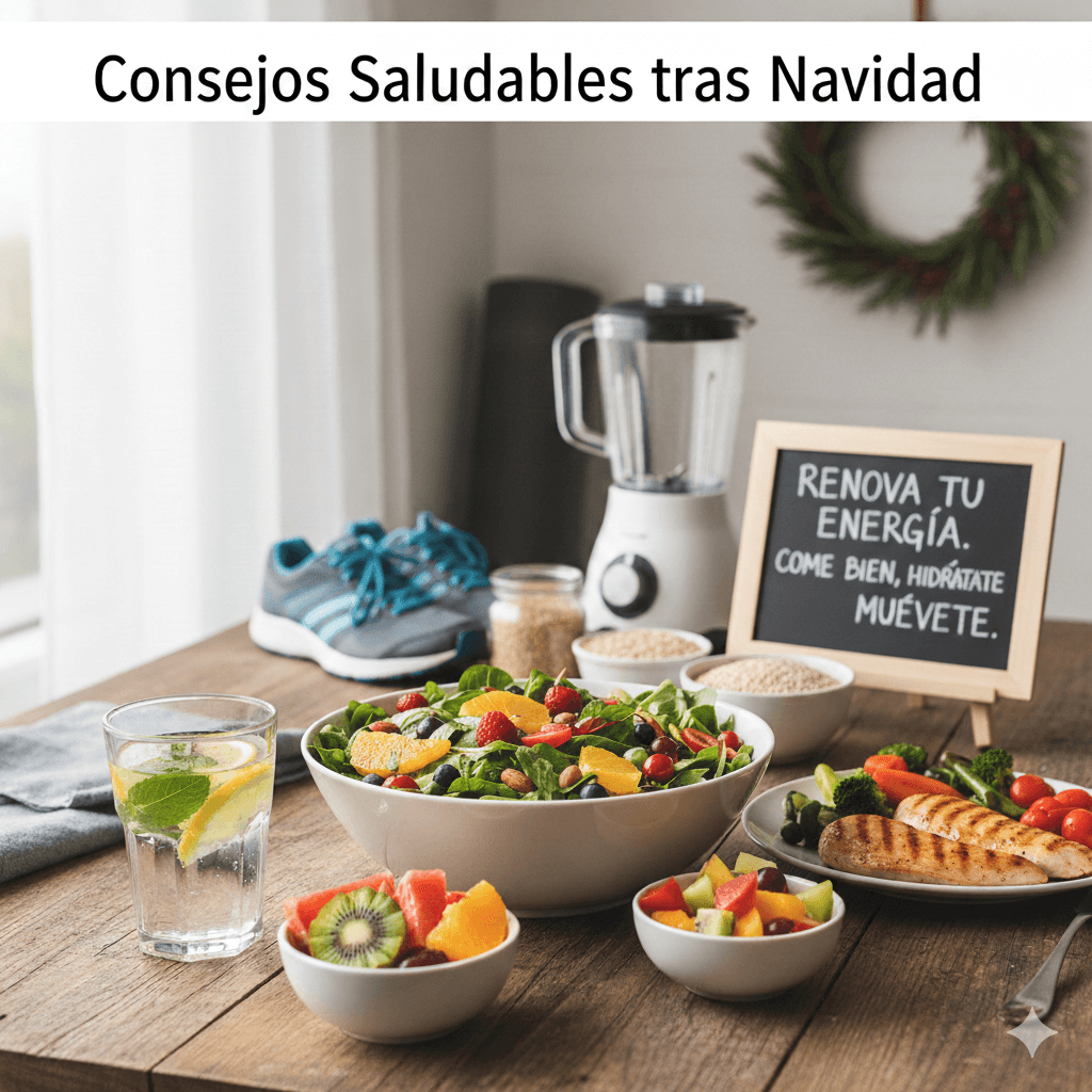 Consejos saludables tras Navidad