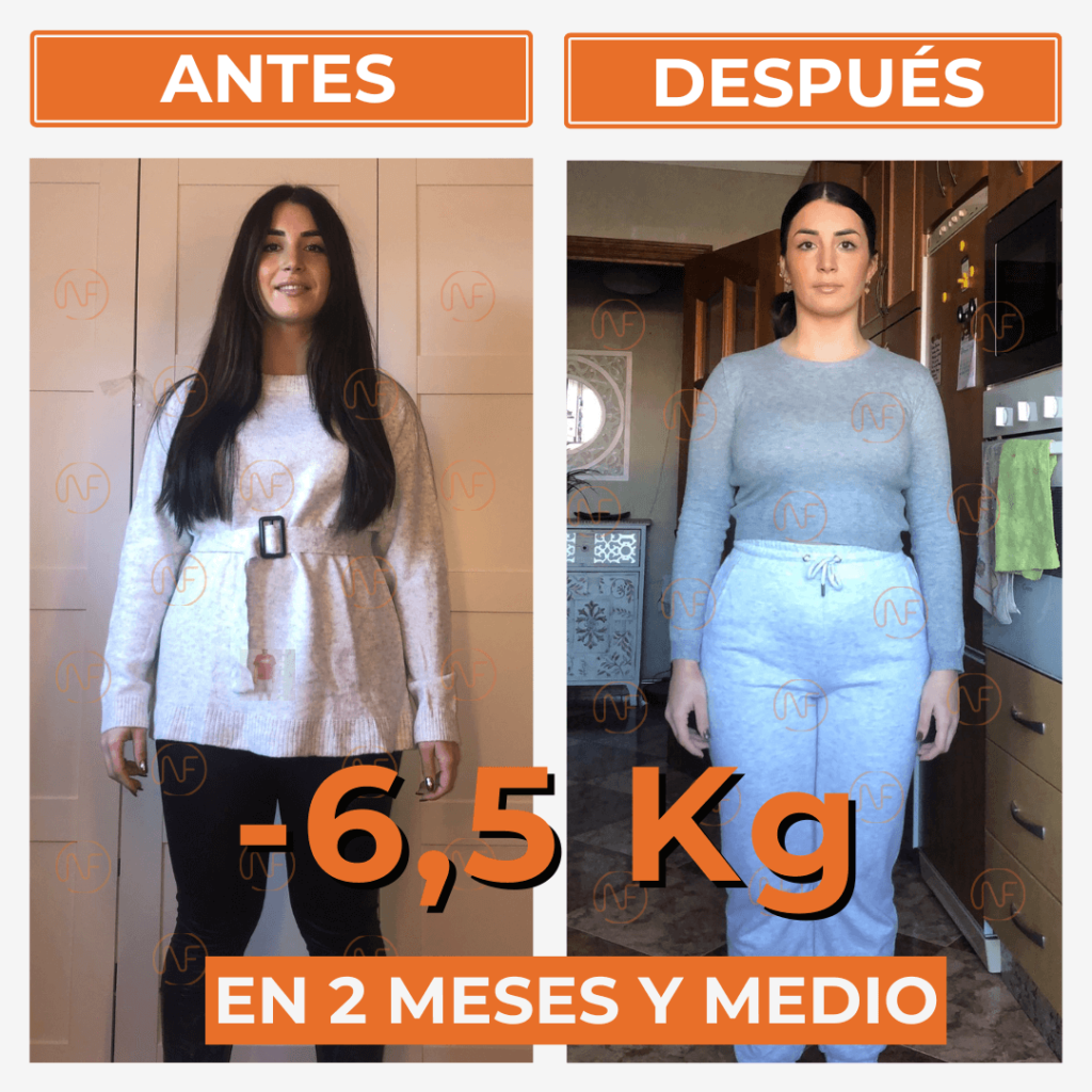 caso de éxito pérdida de peso Andrea Guerrero