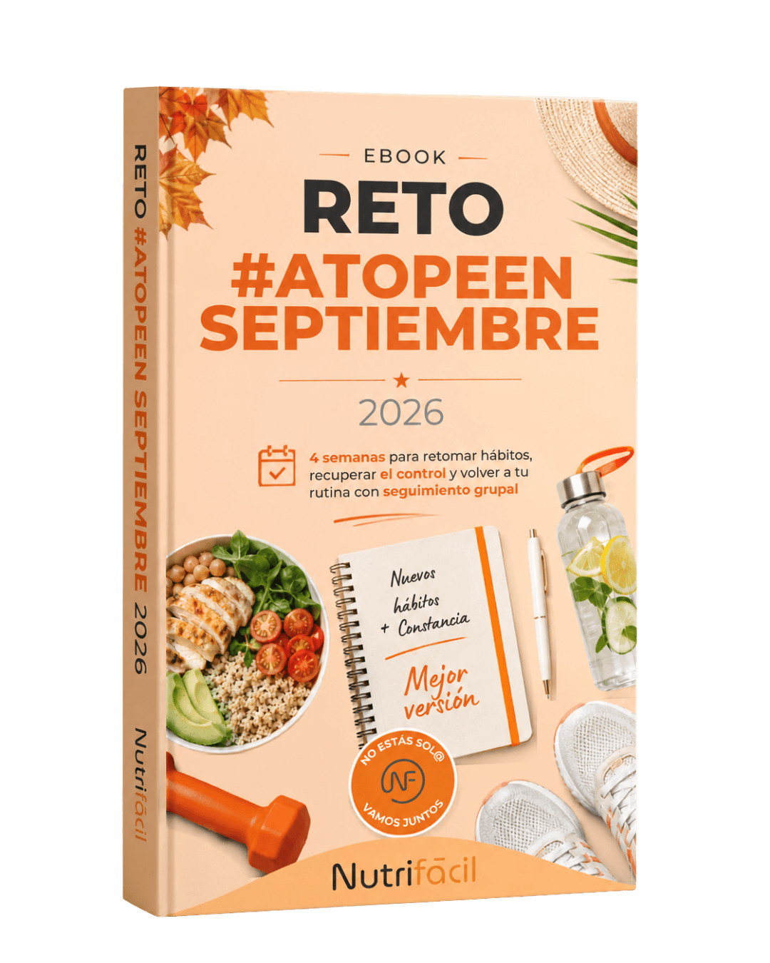 Mockup del ebook Reto #AtopeEnSeptiembre