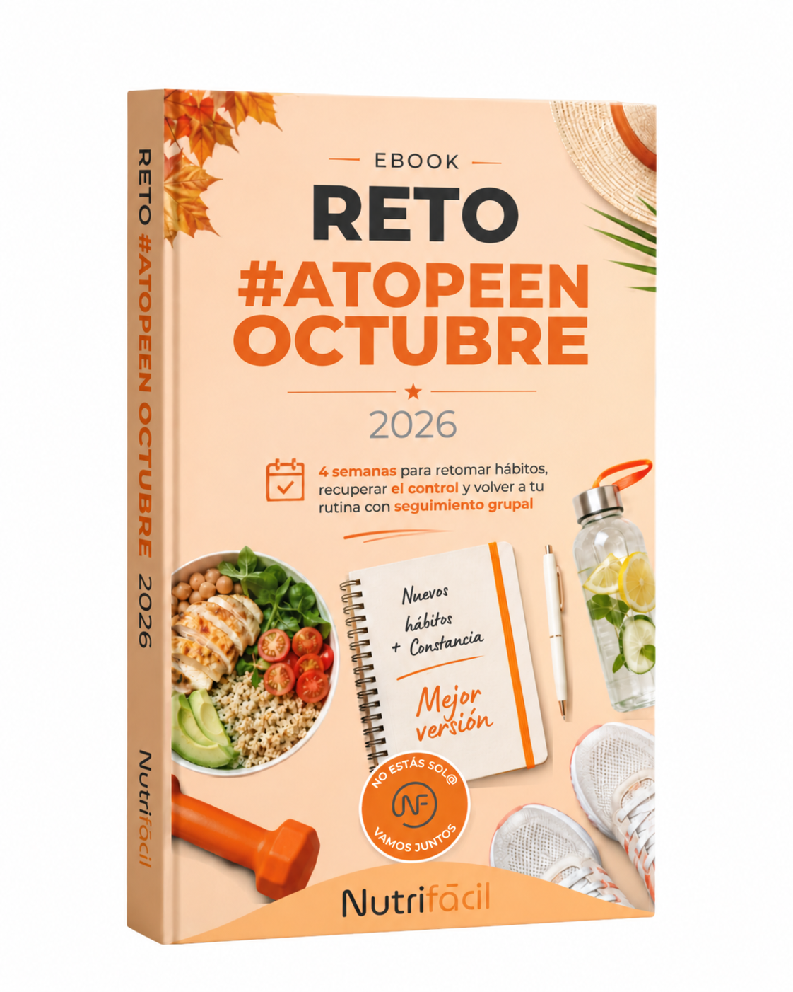 Mockup del reto nutricional de octubre